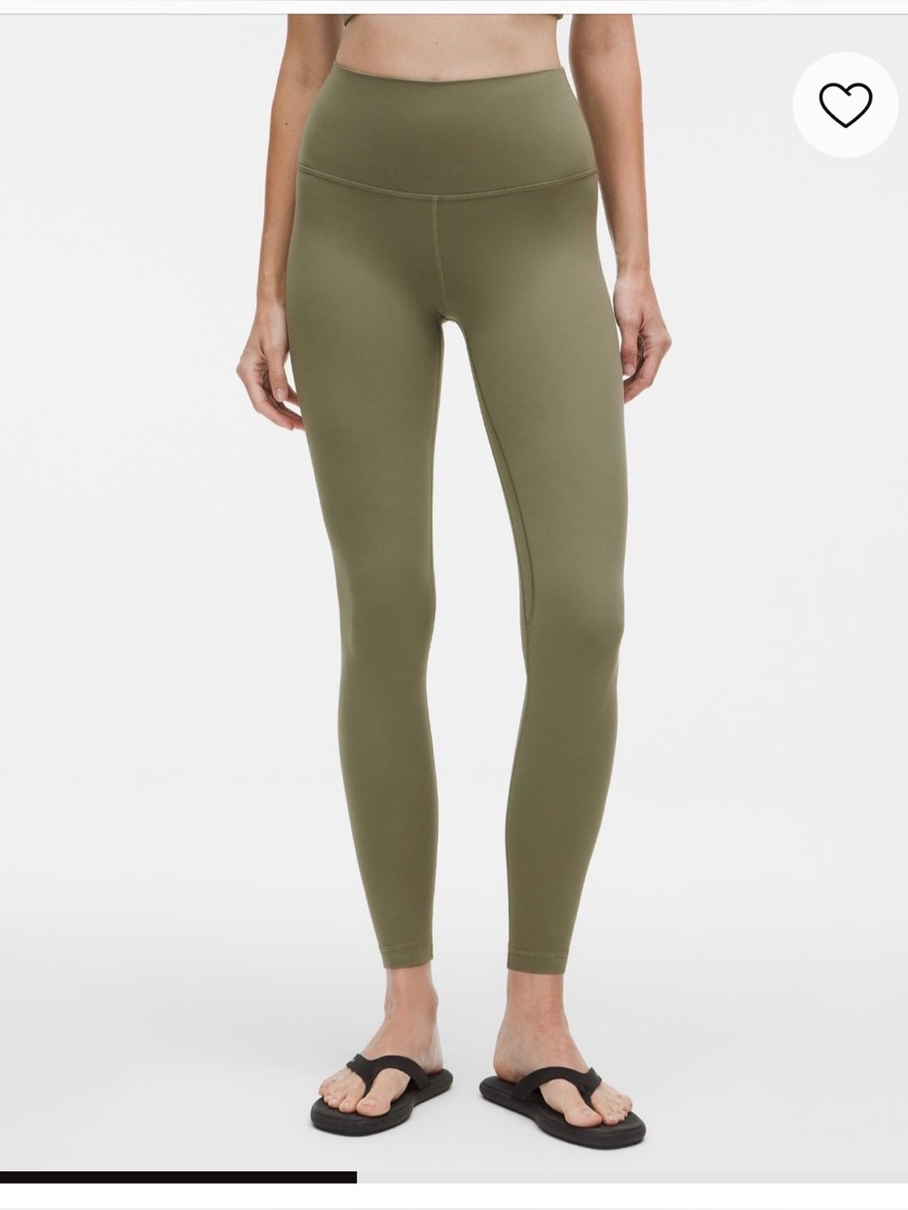 lululemon athletica Olive Green High-Rise Leggings